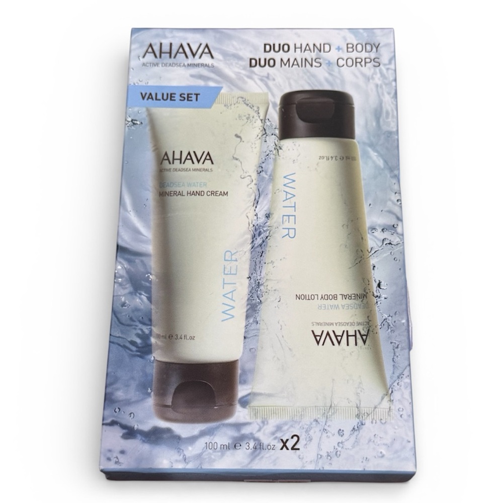 AHAVA Dead Seawater Duo Hand And Body Lotion Set